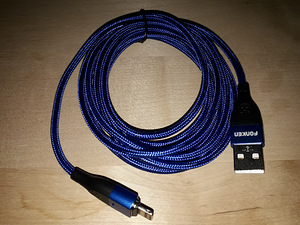 Magnetiga kaabel USB-microUSB / USB-IOS (iPhone) (7 foto / 8)