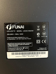 Funai LED LCD 40-tolline teler (3 foto / 5)