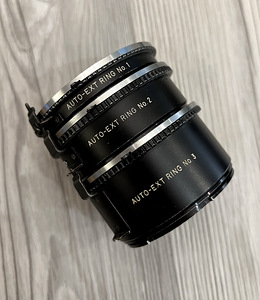 MAMIYA M645 Macro Auto EXT ring set NR.1,2,3 (3 foto / 3)