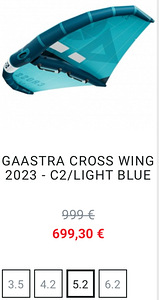 GA Wing Cross 5,2m, NEW 2023 (3 foto / 4)
