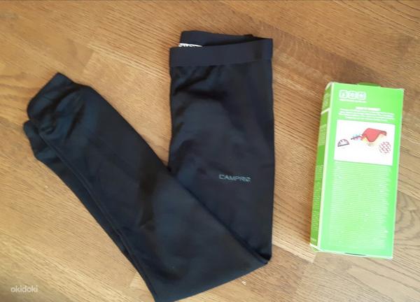 Новые термо брюки Campri, размер 110-116, черные (фото #1)