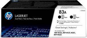 Laserprinteri tooner HP No.83A CF283AD 2-pack Black (1 foto / 1)