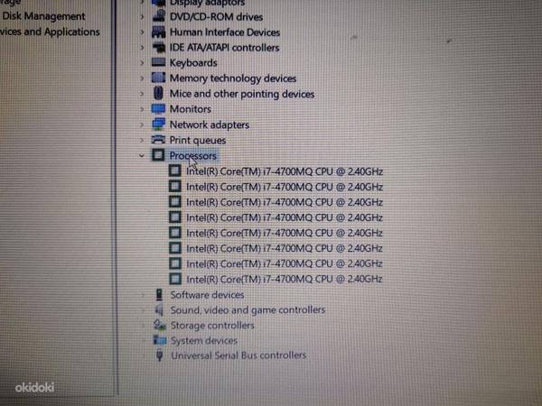 LOT! Sülearvuti Ordi Enduro i766CH 15,6" 8GB (foto #3)