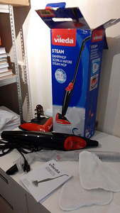 LOT! Vileda SC-1086 - Steam Mop, Black/Red Aurumopp (2 foto / 3)