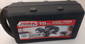 LOT! UUS York Fitness 15kg Hantlid (3 foto / 3)