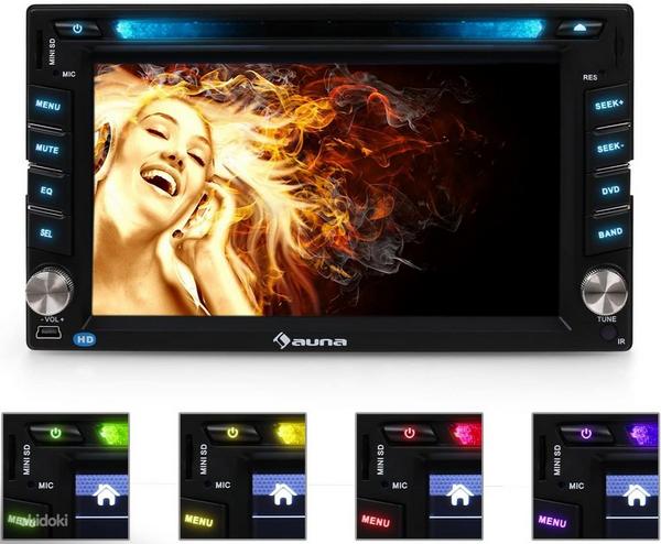 Auna MVD-480 CD BT автомобильный стерео сенсорный экран DVD для автомобиля (фото #2)