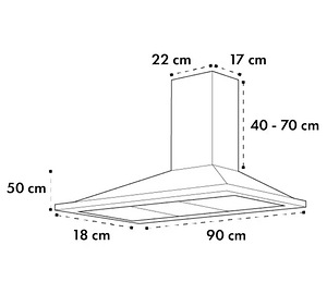 LOT! Klarstein Õhupuhasti Galina 90cm (2 foto / 5)