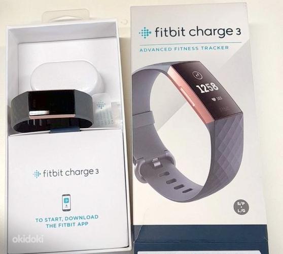 LOT! Nuti-käevõru Fitbit Charge 3 fitness kell (foto #2)