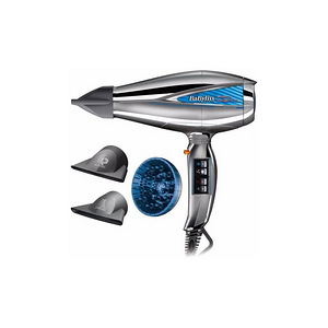 МНОГО! Фен BaByliss Pro digital серый, серебристый 2200 Вт (1 фото из 1)