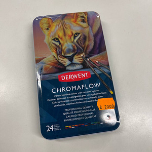 LOT! Derwent Chromaflow 24tk värvilised pliiatsid (2 foto / 5)