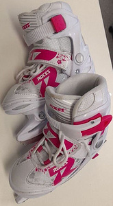 Коньки Roces Jokey Ice 2.0 Girl, белый/розовый 26-31 (3 фото из 4)