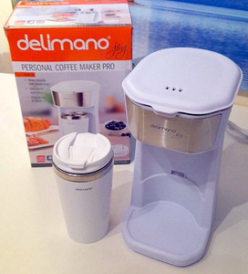 LOT! Kohvimasin Kohvikann Delimano Joy Pro 0.4 l, valge (2 foto / 5)