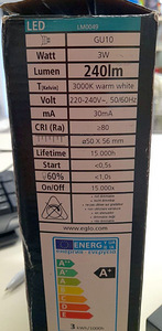 LOT! Eglo - LED välis-Seinavalgusti 2xGU10/3W/230V (4 foto / 5)