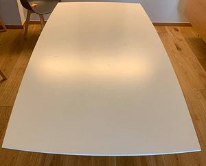 LOT! Kvaliteetne suur valge laud 184x95x75cm (5 foto / 5)