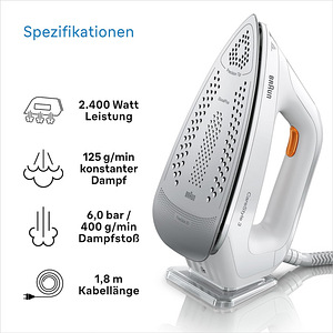 LOT! Aurutriikraud aurugeneraator Braun CareStyle 3 (6 foto / 8)