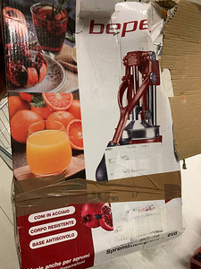 LOT! Käsi Mahlapress BEPER MD.404 Punane (2 foto / 9)