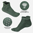 Носки противоскользящие для спорта sANLINZOM 36-43, 3 пары (фото #2)