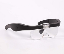 LOT! LED Valgustiga suurendav prillid X0,75 X2 X4