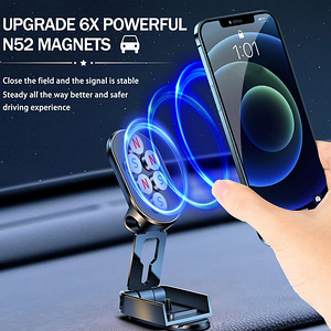 LOT! Nulaxy 720 magnetiline autotelefoni hoidik (8 foto / 8)