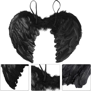 LOT! SunShine Angel tiivad 45 cm, must (6 foto / 7)