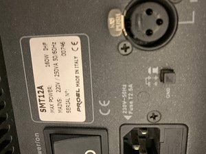 LOT! Aktiivne KÕLARISÜSTEEM PROEL SMT12A 160W Made in Italy (3 foto / 7)