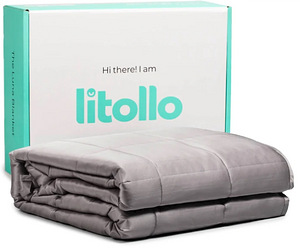 Новое весовое одеяло Литолло - 100 х 150 см, 4,5 кг.