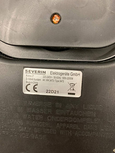 LOT! Severin WK 3473 elektrikann 1 l 2200 W reguleeritav (4 foto / 9)
