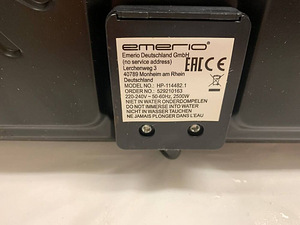 LOT! emerio HP 114482 pliidiplaat 2 500 W (3 foto / 6)