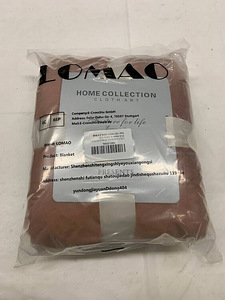 LOT! НОВЫЙ фланелевый плед LOMAO 130 x 160 см карамель (7 фото из 7)
