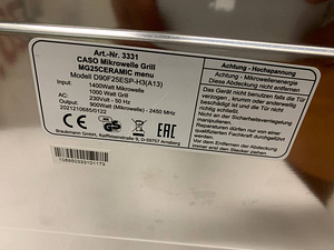 LOT! Caso MG25 Mikrolaineahi 25L 900W (4 foto / 10)