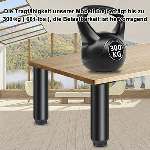 LOT! UUS GelldG reguleeritavad mööblijalad, 4 tk (1 foto / 6)