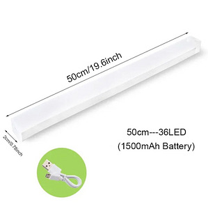 LOT! UUS LED-lamp liikumisanduriga, 50cm, 36LED, valge (6 foto / 10)