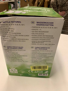 LOT! Reguleeritav Elektriline veekeetja ForMe FKS-817, 1.7 l (5 foto / 6)