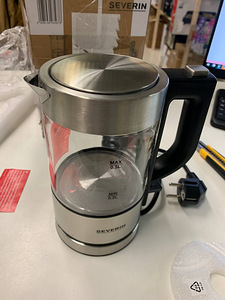 ЛОТ! Чайник SEVERIN Mini Glass Kettle 0,5 л 1100 Вт WK 347 (2 фото из 4)