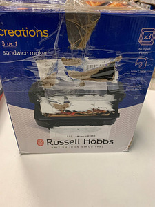 ЛОТ! НОВЫЙ Russell Hobbs вафельница панини сэндвичница (4 фото из 5)