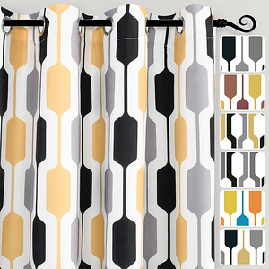 LOT! UUS DriftAway Riley Geo Room kardinad 132x229 cm, 2 tk (2 foto / 9)