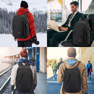 LOT! UUS Sülearvuti seljakott Wenig, 35 l, must (6 foto / 6)