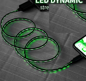 LOT! UUS Laadimisjuhe Led kaabel Micro USB 1m (2 foto / 2)