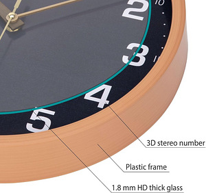 LOT! UUS ACCSHINE seinakell, vaikne 30cm NON Ticking (7 foto / 7)
