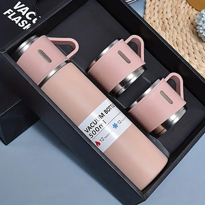 LOT! UUS 500ml termos 3 tassiga, pakendatud karpi, eCarla (1 foto / 3)