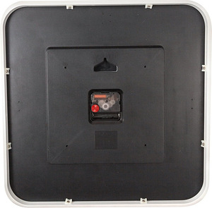 LOT! UUS Vaikne NeXtime Seinakell, valge, 40 x 40 x 4 cm (9 foto / 9)