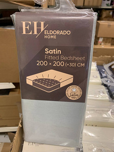 ЛОТ! НОВАЯ простыня с резинкой 200x200x30см Сатин Eldorado (1 фото из 2)