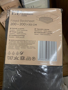 ЛОТ! НОВАЯ простыня с резинкой 200x200x30см Хлопок Eldorado (2 фото из 2)