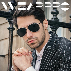 WearPro polariseeritud päikeseprillid, mustad halli raamiga (3 foto / 7)
