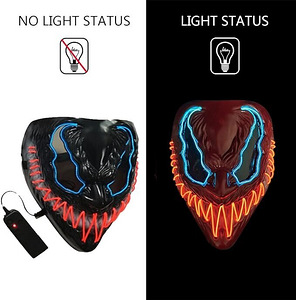 LOT! UUS LED Halloweeni mask (4 foto / 4)