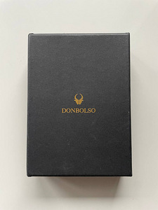 LOT! DONBOLSO nahast rahakott, kaardihoidja, must (9 foto / 9)