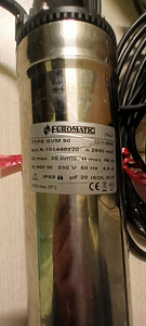 LOT! Sukelveepump Euromatic SVM 90 900W Italy Kaevupump (2 foto / 2)
