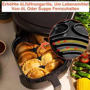 LOT! UUS YINGRACE silikoonist kuumaõhufritüürivorm 22cm, 2tk (4 foto / 7)