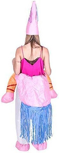 Bodysocks täispuhutav ükssarviku kostüüm täiskasvanutele (4 foto / 4)