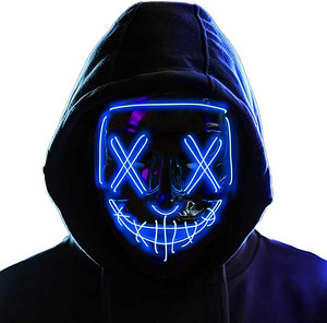 LOT! UUS Daikoye LED Halloweeni mask (1 foto / 6)
